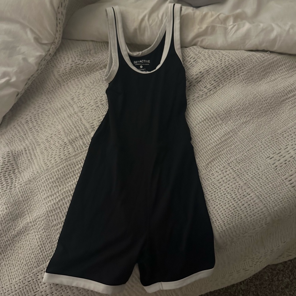 Set active biketard/sport bodysuit/one piece